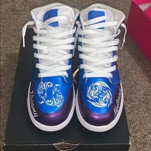 Custom zodiac Air Jordan 1